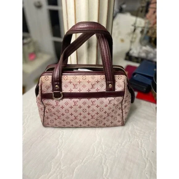 Preloved Louis Vuitton Monogram Mini Josephine PM Handbag – Red Canvas (COA) - Picture 1 of 5